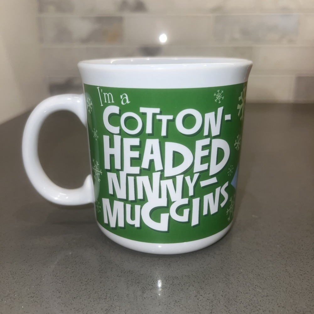 Elf Movie Mug – "I'm a Cotton‑Headed Ninny‑Muggins" – Christmas Coffee Cup